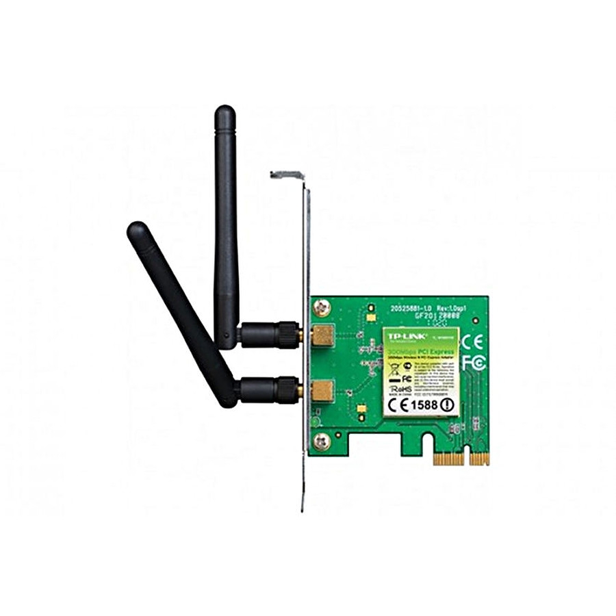 TARJETA DE RED | TP-LINK |TL-WN881ND | PCI EXPRESS X1 | INALAMBRICA 2 ANTENAS DESMONTABLES | BRACKET BAJO PERFIL | 300 MBPS NIC-1292 - TP-LINK
