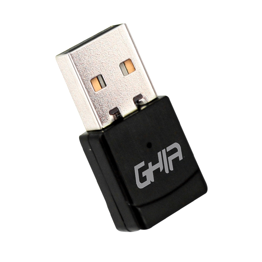 TARJETA DE RED USB 2.0 GHIA INALAMBRICA DUAL BAND 600 MBPS ALTA VELOCIDAD NIC-3432 - GHIA