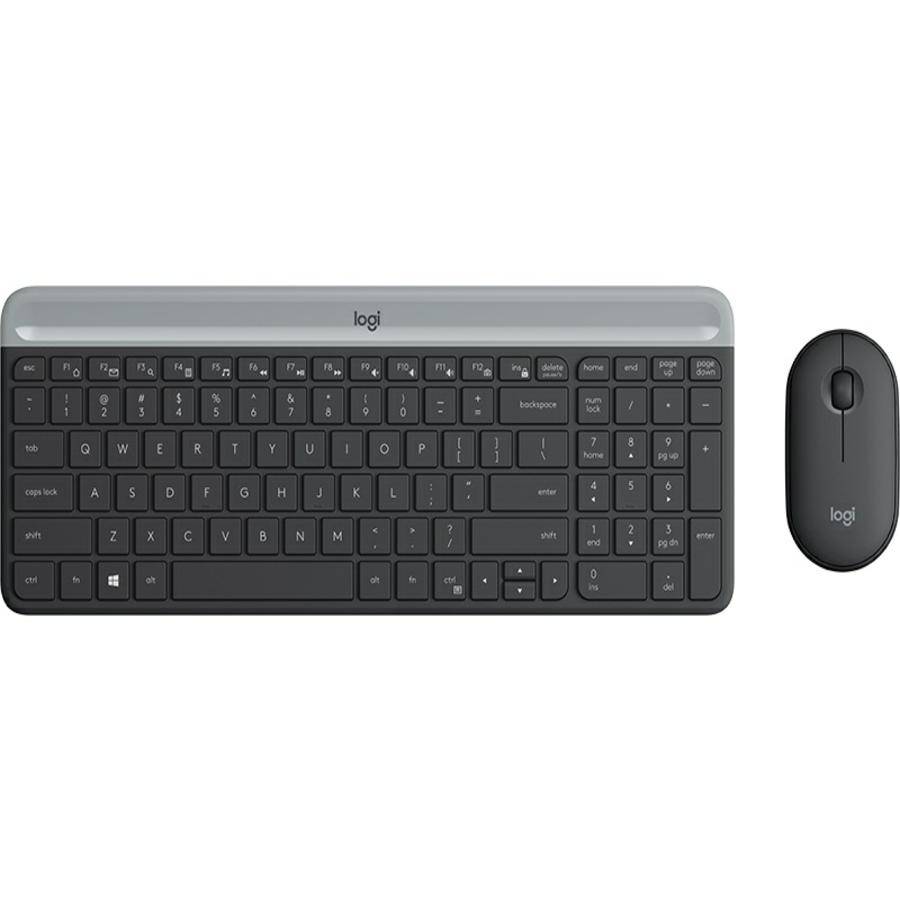 TECLADO/MOUSE LOGITECH MK470 ULTRA DELGADO NEGRO INALAMBRICO USB PC/WINDOWS/SURFACE KB-759 - LOGITECH