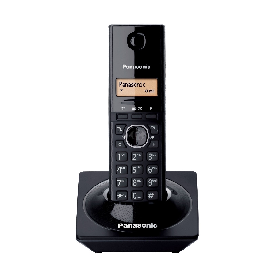 TELEFONO PANASONIC KX-TG1711MEB INALAMBRICO PANTALLA LCD 1.4 EN COLOR AMBAR 50 NUMEROS IDENTIFICADOR DE LLAMADAS 50 NUMEROS EN DIRECTORIO LOCALIZADOR DE AURICULAR NEGRO TEL-7 - PANASONIC