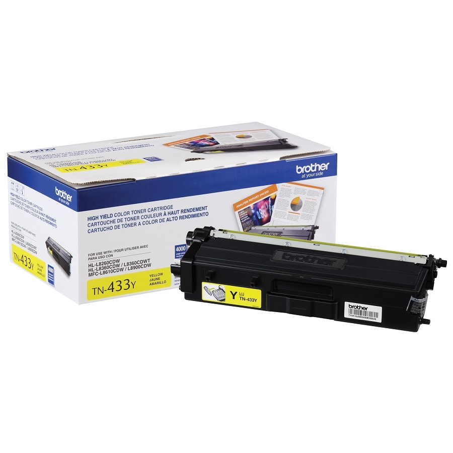 TONER BROTHER AMARILLO TN433Y PARA RENDIMIENTO DE 4000 PAGINAS AL 5 POR CIENTO DE COBERTURA CN-3151 - BROTHER