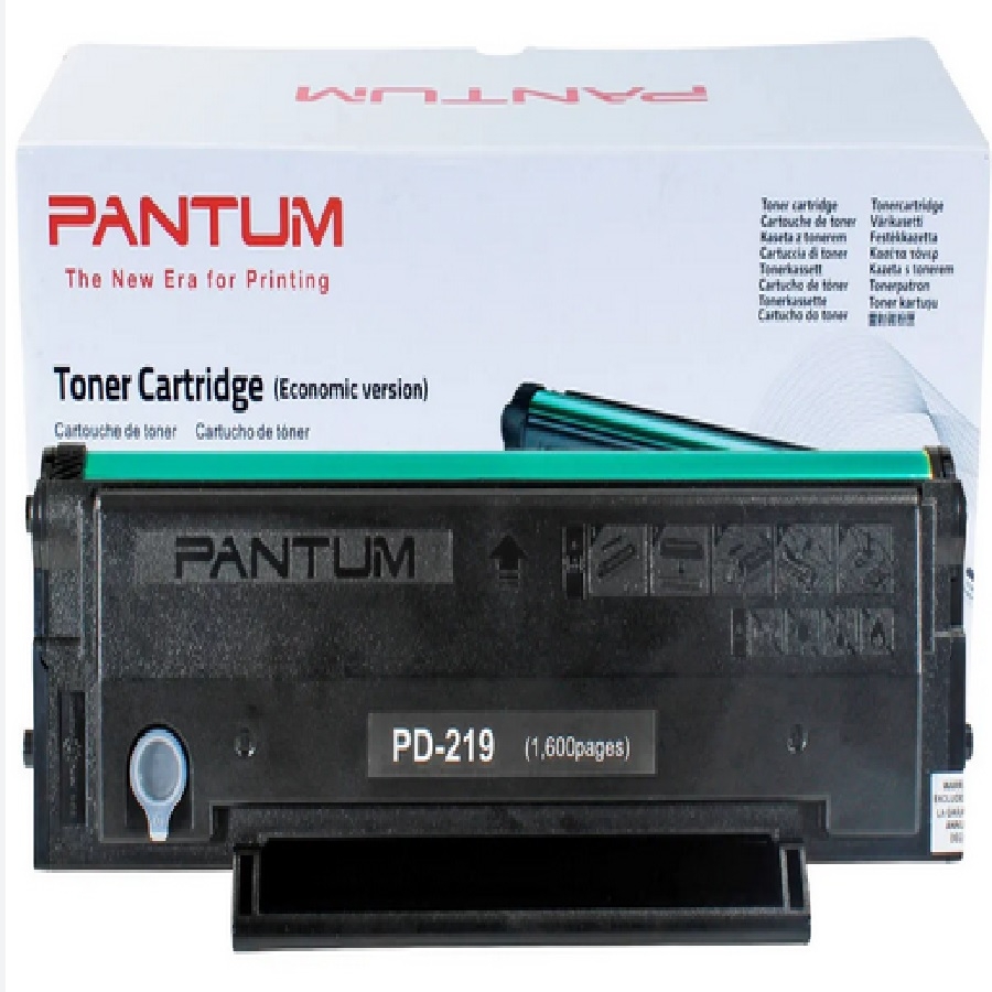 TONER PANTUM PD219 NEGRO, RENDIMIENTO 1600 PAGINAS, PARA EQUIPO P2509W, M6509NW Y M6559NW CN-4640 - PANTUM