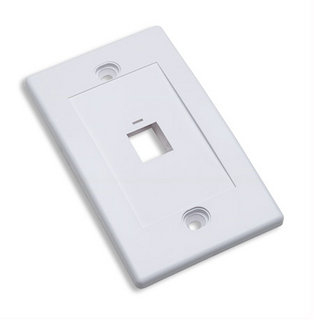 163286 TAPA (FACEPLATE) 1 PERFORACION COLOR BLANCO - INTELLINET