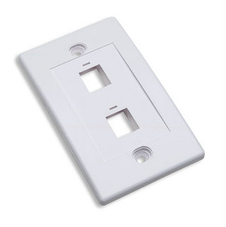 163293 TAPA (FACEPLATE) 2 PERFORACION COLOR BLANCO - INTELLINET