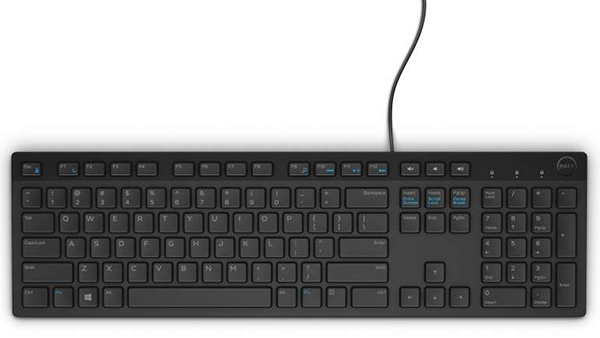Teclado DELL 580-ADRC, USB, Negro, Alámbrico, En Español TECDLL040 - DELL