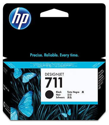 Tinta HP 711, CZ129A, Negro 38ml CARHPD3270 - HP