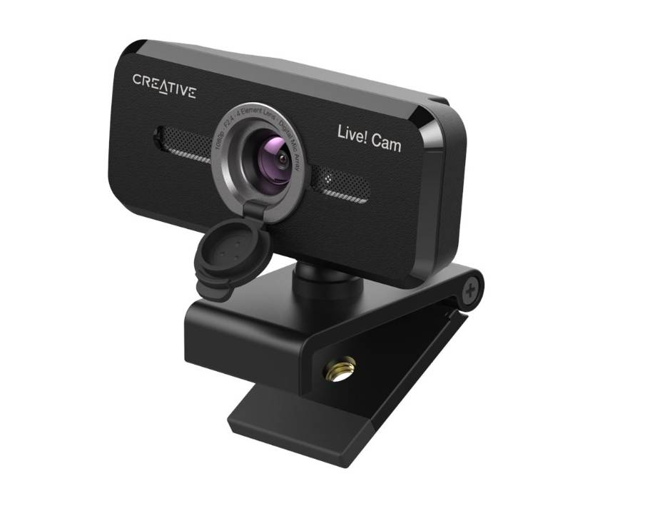Cámara Web Creative Live! Cam Sync 1080p V2  Full HD – USB – VF0880 V2 - CREATIVE LABS