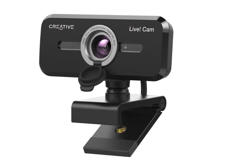 Cámara Web Creative Live! Cam Sync 1080p V2  Full HD – USB – VF0880 V2 - CREATIVE LABS