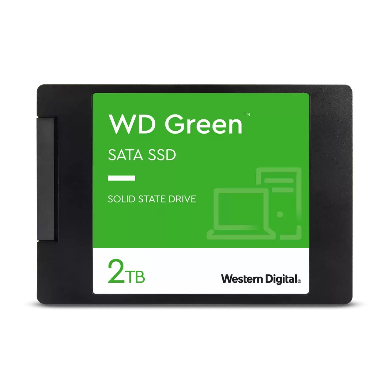 Disco Estado Solido WD Green, 2TB, Serial ATA III, 2.5″, 7mm WDS200T2G0A - WESTERN DIGITAL