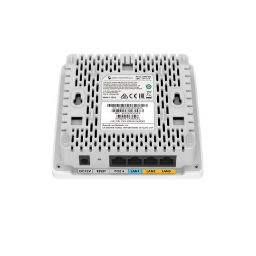 ACCESS POINT GRANDSTREAM GWN7603/PUNTO DE ACCESO 802.11AC WAVE-2, 4 PTOS. GIGAETH, 1 PTO. POE-IN Y 2 PTO. POE-OUT, MU-MIMO 2X2 DUALBAND, DESEMPEÑO DE 1.27GBPS, COBERTURA DE 100MTS, 100 USUARIO SIMULT NIC-4734 - Grandstream