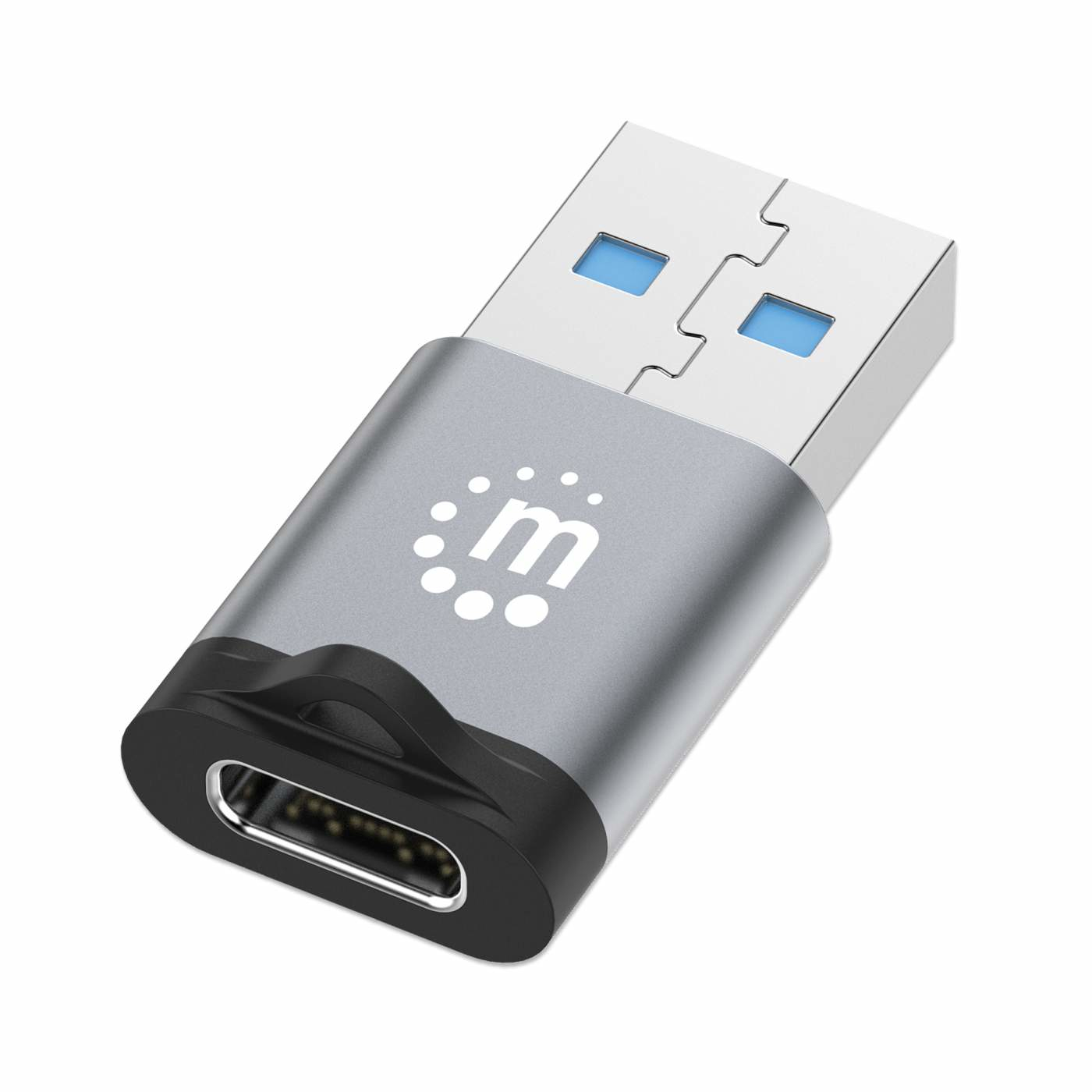356305 Adaptador de USB-A a USB-C V3.2, Conecta fácilmente un dispositivo USB-C a un puerto USB-A. - MANHATTAN