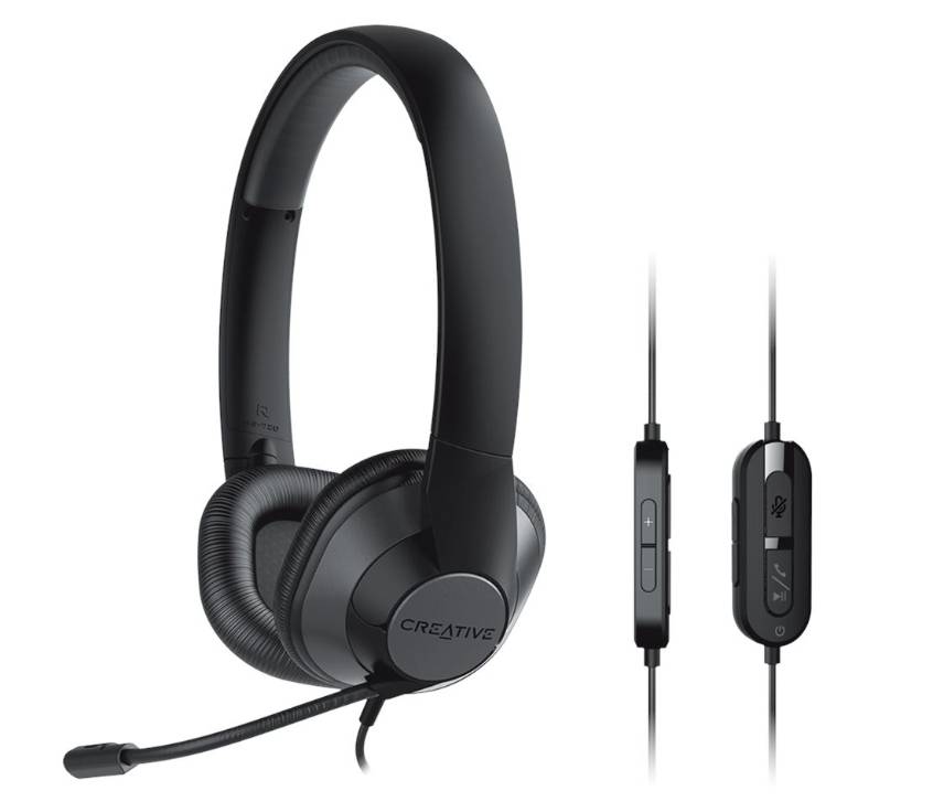 Audífonos con micrófono Creative HS-720 negro – HS-720 BK - CREATIVE LABS