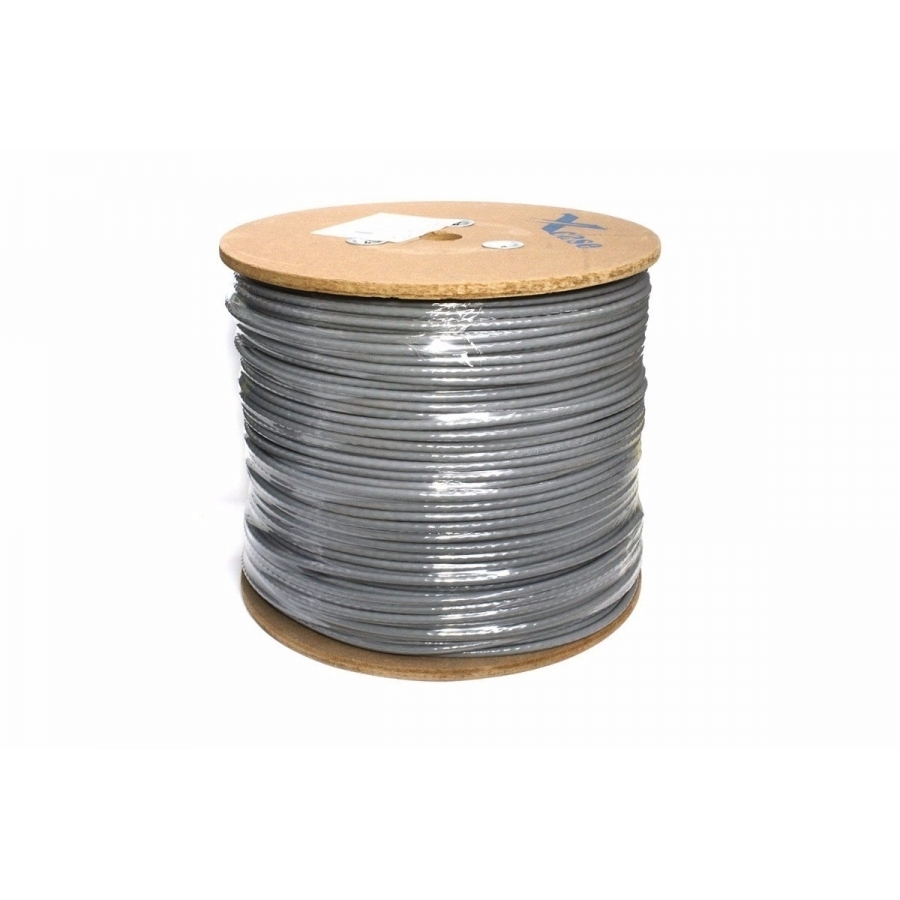 BOBINA DE CABLE CONDUMEX CAT5E UTP BRAVO TWIS CM 100% COBRE 24 AWG 305 MTS COLOR GRIS CB-729 - CONDUMEX