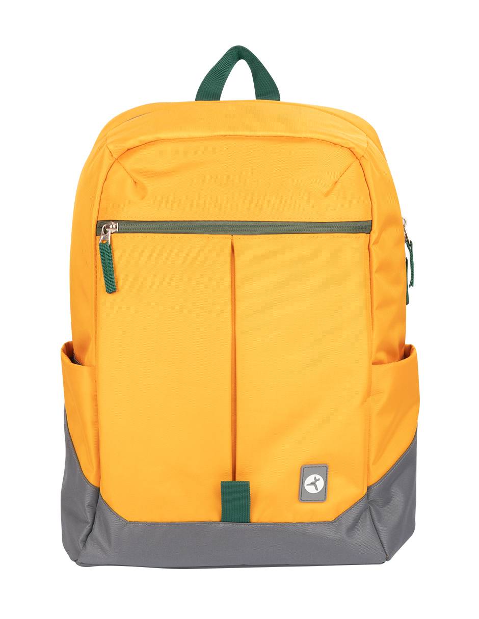 Backpack RAINBOW TZLBP26-G TECHZONE COLORS, 100% Poliéster, Color Amarillo, GARANTIA LIMITADA DE POR VIDA. MALTCH390 - TECHZONE