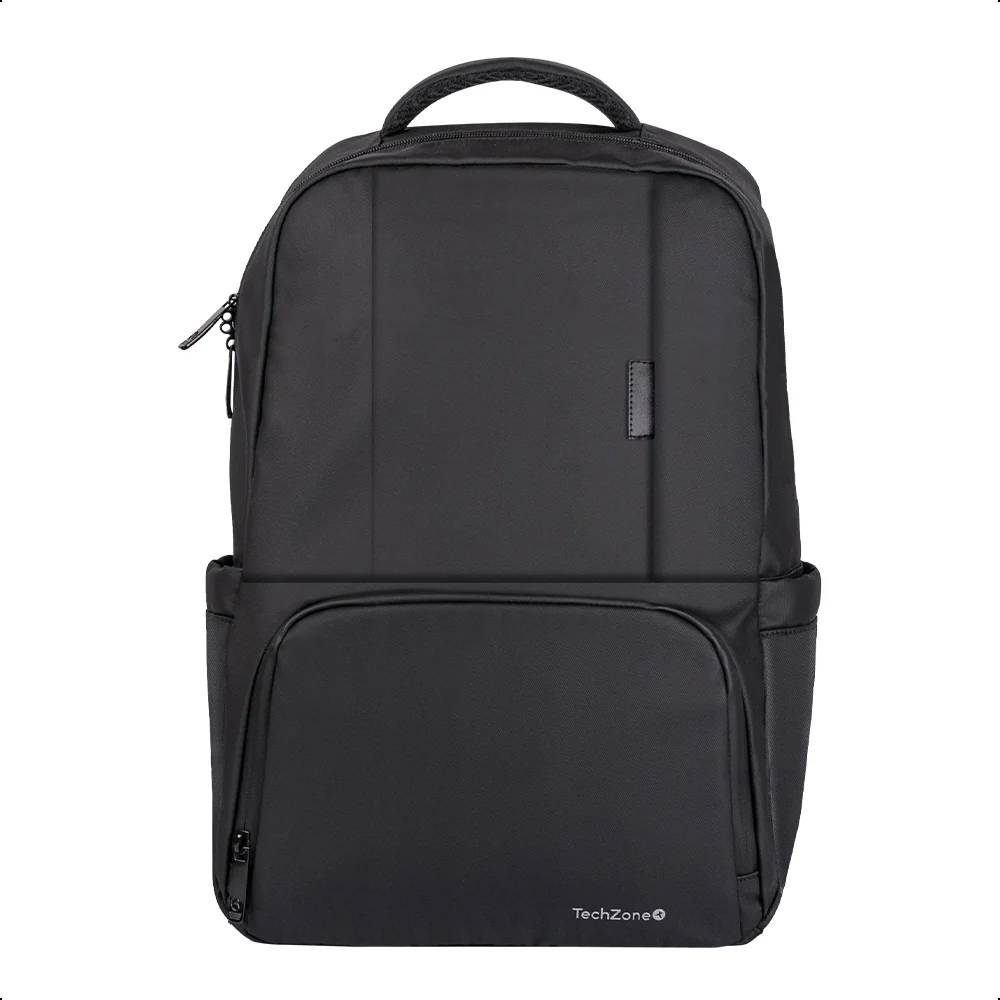 Backpack WANTED TZLBP05 TECHZONE de 16 Pulgadas color negro, múltiples compartimientos, garantía limitada de por vida MALTCH340 - TECHZONE