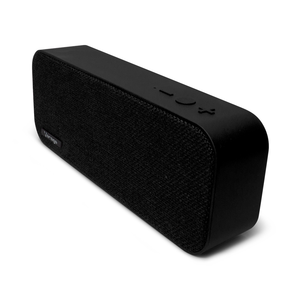 Bocina Portátil Bluetooth VORAGO BSP-150, Negro, 100 Hz ~ 18 KHz , 3W*2 - VORAGO