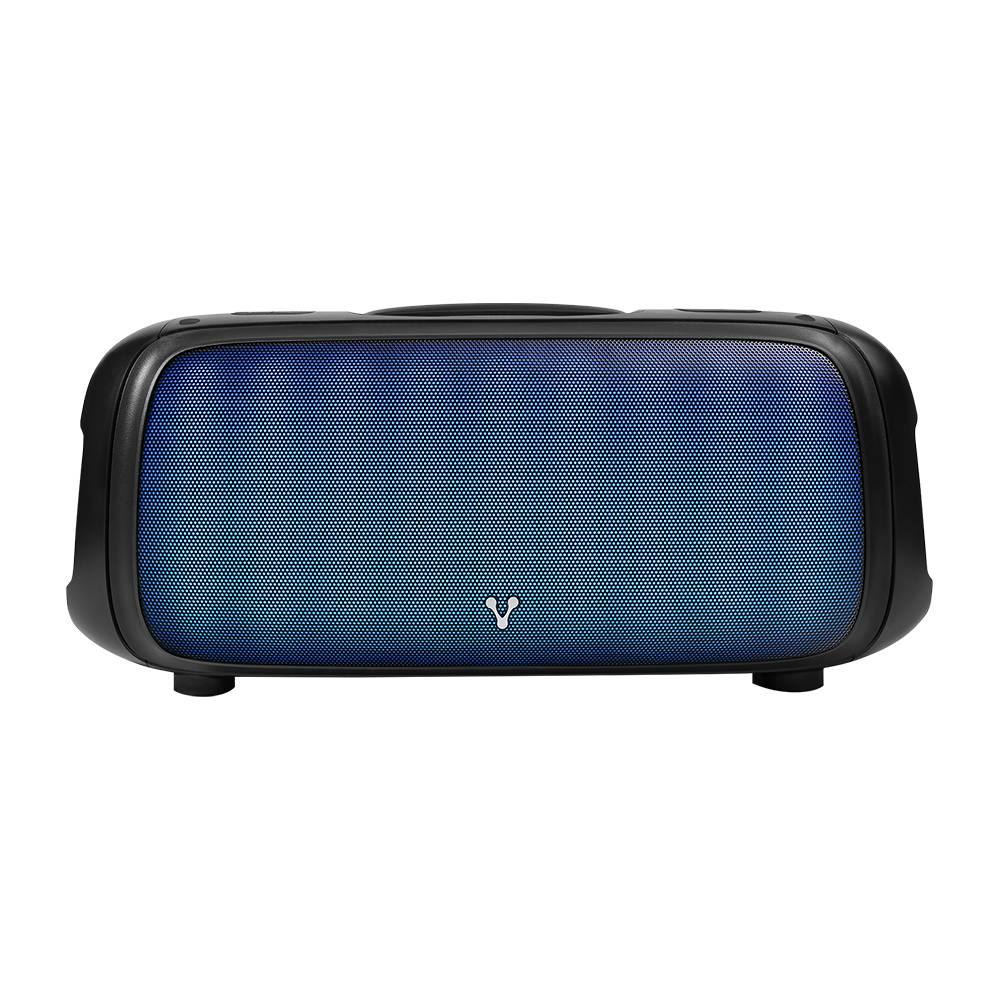 Bocina Vorago KSP-530 Bafle Karaoke speaker, Micro SD, Bluetooth 5.0, USB, 3.5 mm, TWS, Radio FM, Incluye micrófono inalámbrico y control remoto - VORAGO