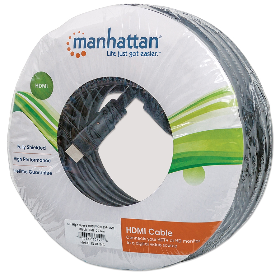 CABLE HDMI,MANHATTAN,308458, 1.3 M-M 22.5M BOLSA CB-423 - MANHATTAN