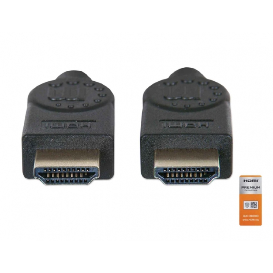 CABLE HDMI,MANHATTAN,355360, 2.0 PREMIUM M-M  5.0M CB-2637 - MANHATTAN