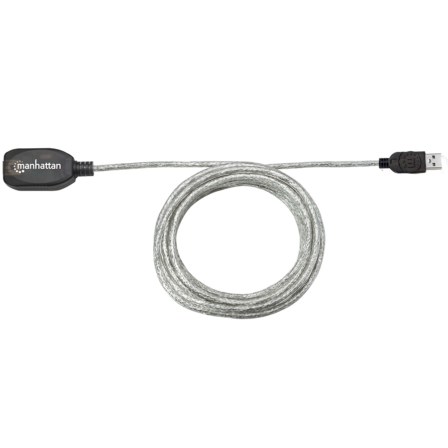 CABLE USB,MANHATTAN,519779, V2.0 EXT. ACTIVA 4.9M CB-257 - MANHATTAN