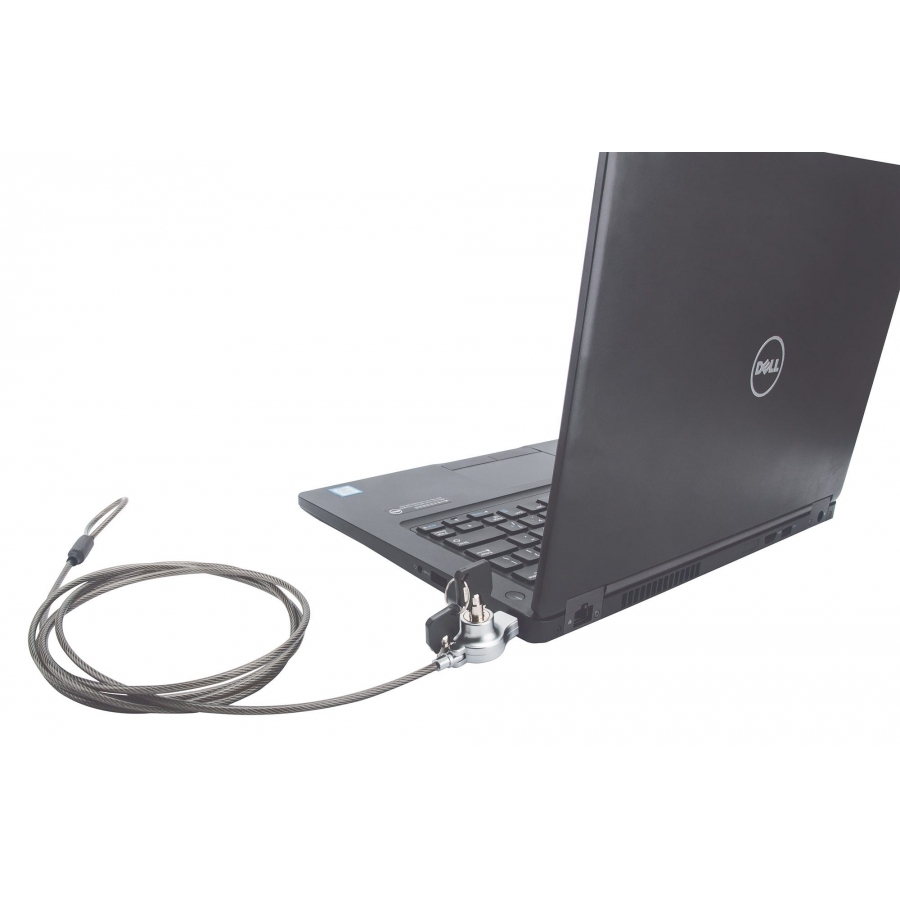 CANDADO LAPTOP,MANHATTAN,440295, DELL LLAVE 2.0M, NEGRO (WEDGE N17) AC-7632 - MANHATTAN