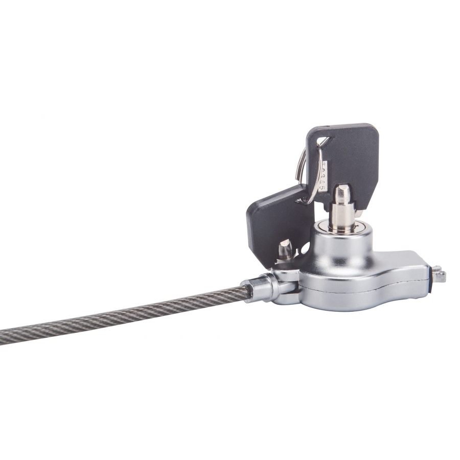 CANDADO LAPTOP,MANHATTAN,440295, DELL LLAVE 2.0M, NEGRO (WEDGE N17) AC-7632 - MANHATTAN