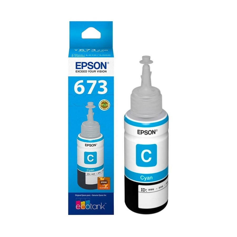 CARTUCHO EPSON MODELO 673 CYAN, PARA L800, L1800 , L805 CN-1890 - EPSON