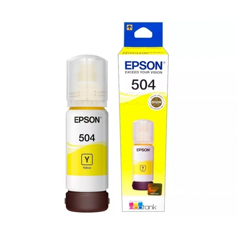 CARTUCHO EPSON MODELO T504 AMARILLO, PARA L4150, L4160, L6161, L6171, L6191 CN-3565 - EPSON
