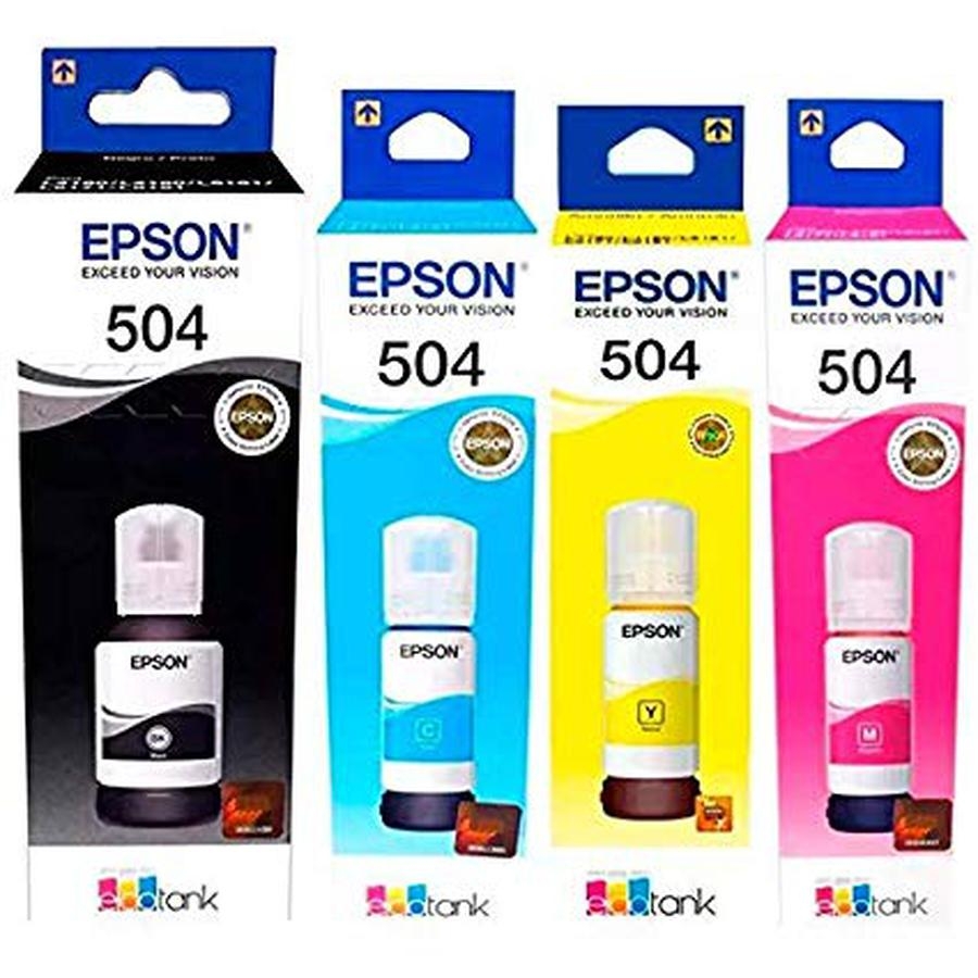 CARTUCHO EPSON MODELO T504 NEGRO, PARA L4150, L4160, L6161, L6171, L6191 CN-3562 - EPSON