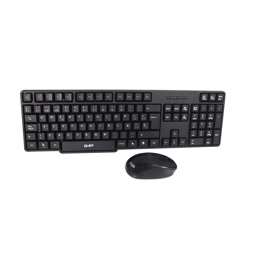 COMBO TECLADO Y MOUSE OPTICO GHIA / GTA100 / ALAMBRICO / USB / NEGRO KB-764 - GHIA