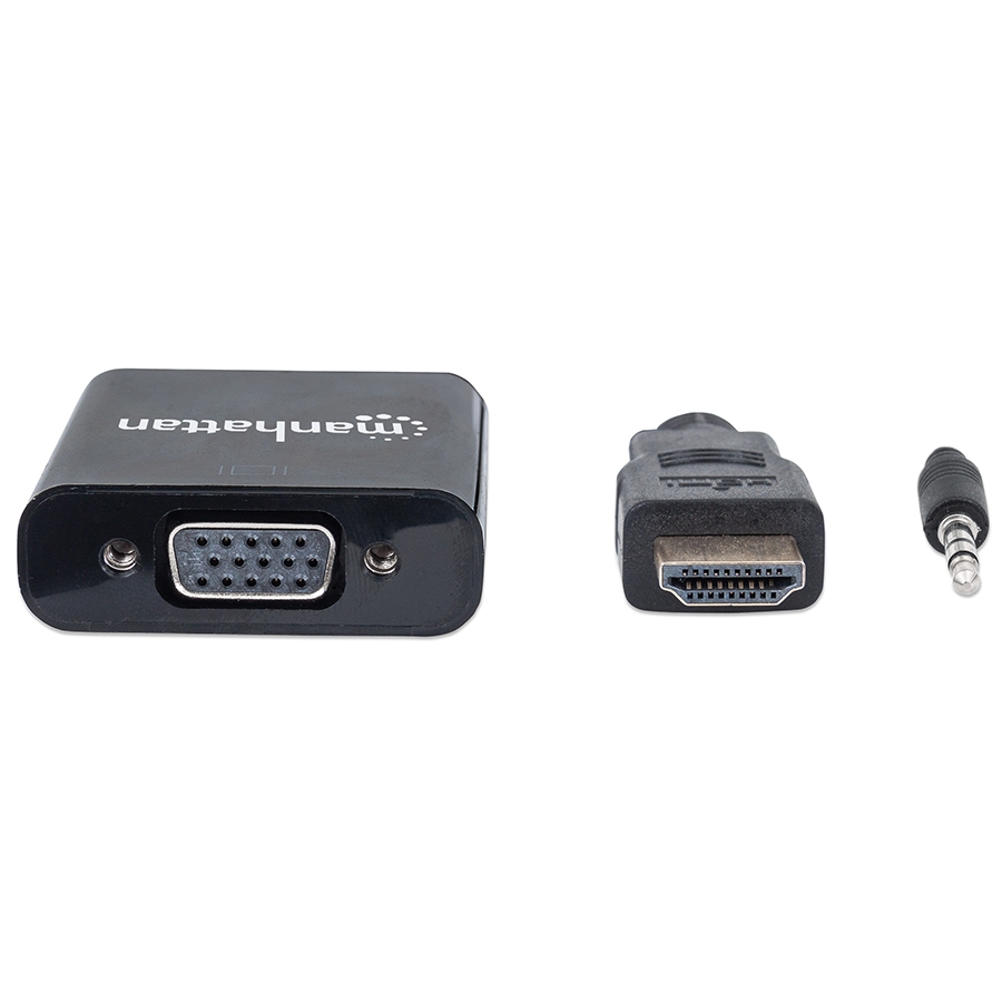 CONVERTIDOR VIDEO,MANHATTAN,151559, HDMI A SVGAAUDIO, BOLSA AC-4065 - MANHATTAN