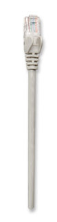 Cable de Red INTELLINET 318921 Cat5e, 1 m, RJ-45, RJ-45, Macho/Macho, Gris - INTELLINET