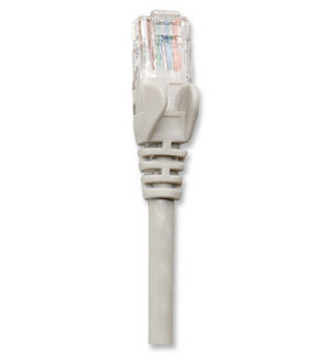 Cable de Red INTELLINET 318921 Cat5e, 1 m, RJ-45, RJ-45, Macho/Macho, Gris - INTELLINET