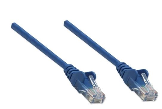 Cable de Red INTELLINET 342605 Cat6, 3 m, RJ-45, RJ-45, Macho/Macho, Azul - INTELLINET