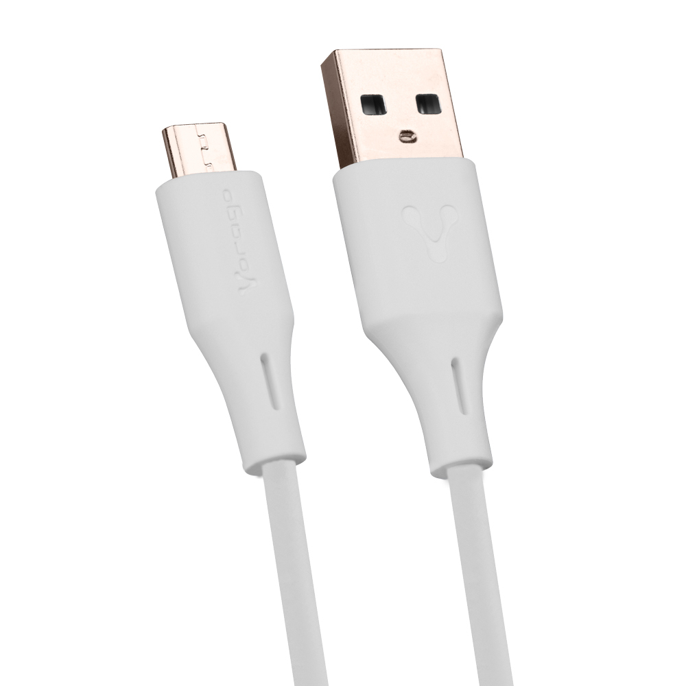CABLE USB VORAGO CAB-M01W USB- MICRO USB 1METRO BLANCO - VORAGO
