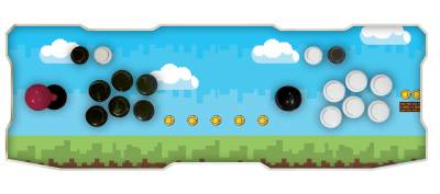 Consola Arcade NCA-6084 PRO Dos Jugadores + 2 RC WIFI RAM 2GB Bocina 3W 12V Retroiluminado, Incluye Juegos N64. Almacenamiento 64GB, Modelo Aventura ACCNNN290 - NECNON