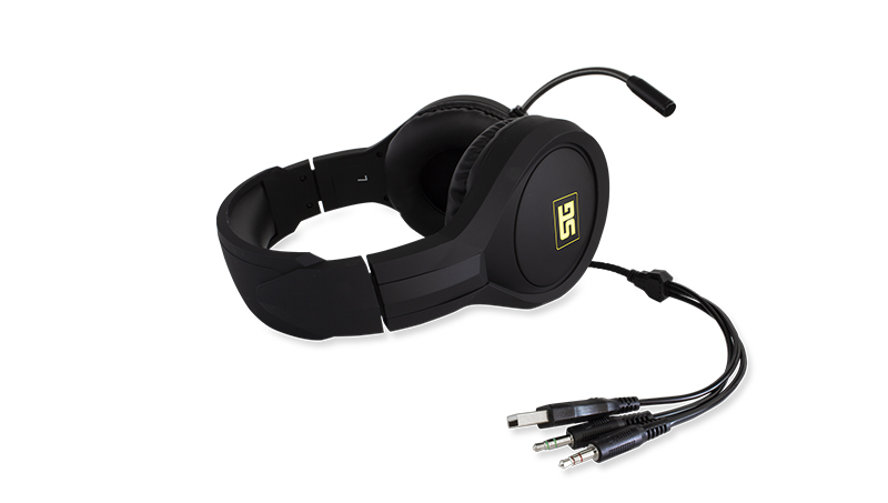 Diadema Gamer VORAGO HS-501, PC/Juegos, Negro, Alámbrico, 3.5 mm, 2.2m - VORAGO