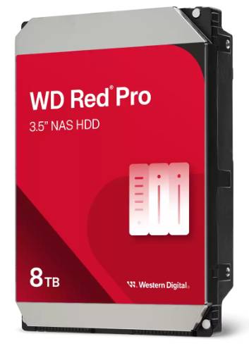Disco Duro Western Digital RED WD8005FFBX 8TB, SATA, 7200 RPM, 3.5 Pulgadas Caché 256MB, Velocidad de transferencia: 235MB/s, Modelo: WD8005FFBX - WESTERN DIGITAL
