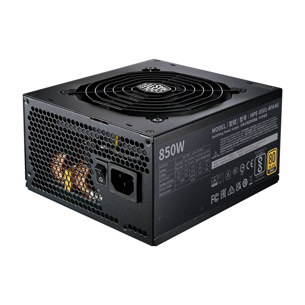 Fuente de poder Cooler Master MWE Gold 850 V2 ATX3.0 850W (MPE-8501-AFAAG-3U2) - COOLER MASTER