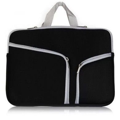 Funda, 15.4 Pulgadas, p/Laptop, Neopreno, Negro, BROBOTIX 457896N - BROBOTIX
