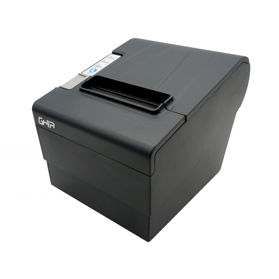 MINIPRINTER TERMICA GHIA GTP801 / 80 MM / USB, ETHERNET, RJ11 / AUTOCORTADOR / 250MMS / NEGRA PR-2033 - GHIA