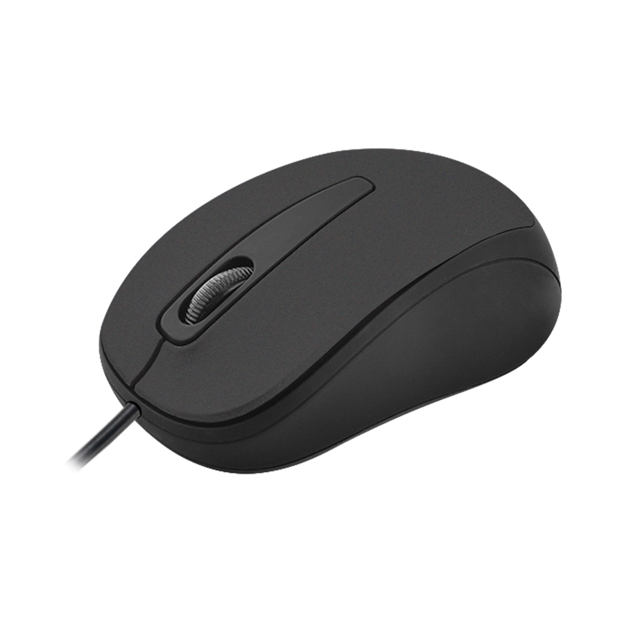 MOUSE OPTICO QUARONI ALAMBRICO COLOR NEGRO 1200 DPI MS-1431 - QUARONI