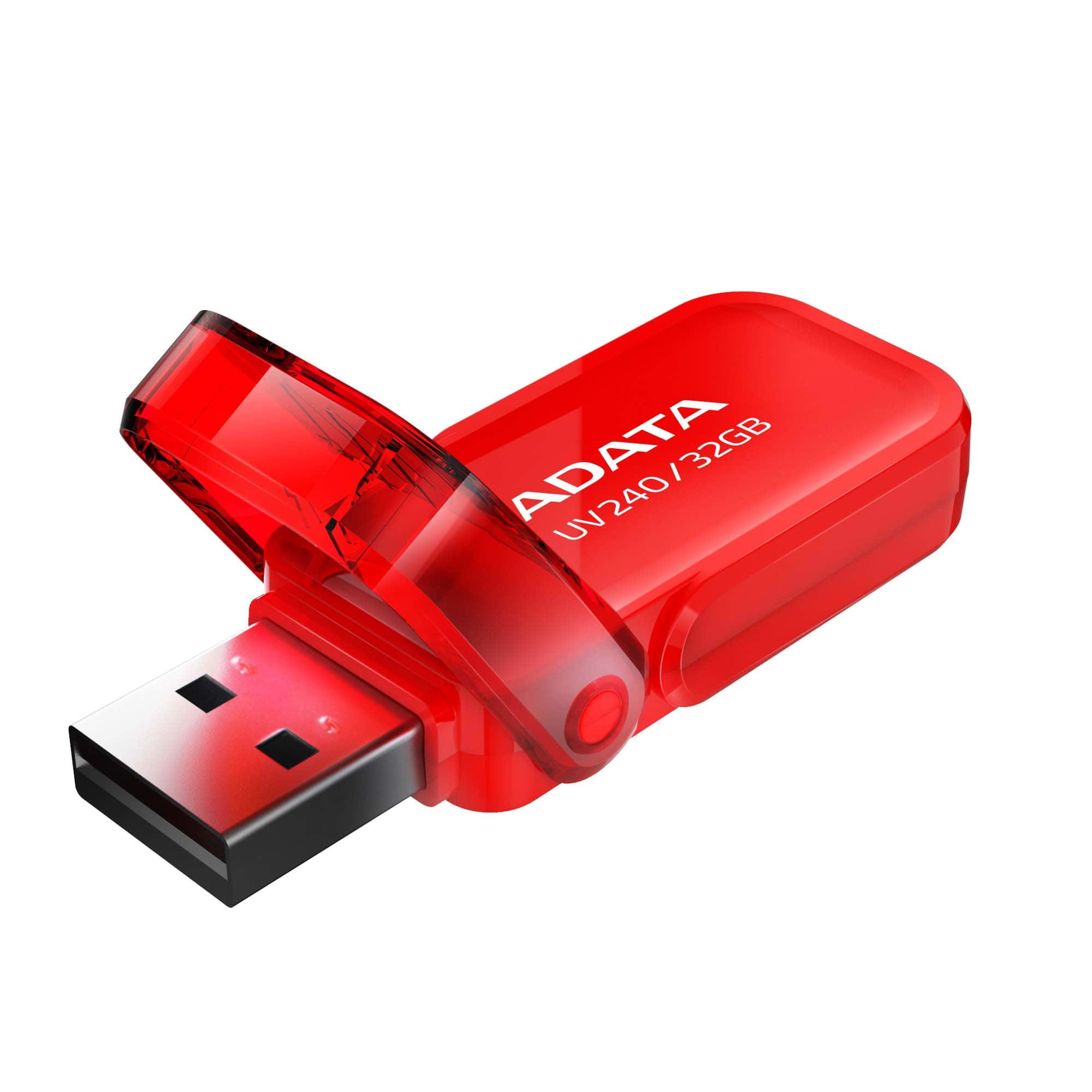 Memoria USB 2.0 de 32GB ADATA UV240, Rojo, 32 GB, USB 2.0 - ADATA