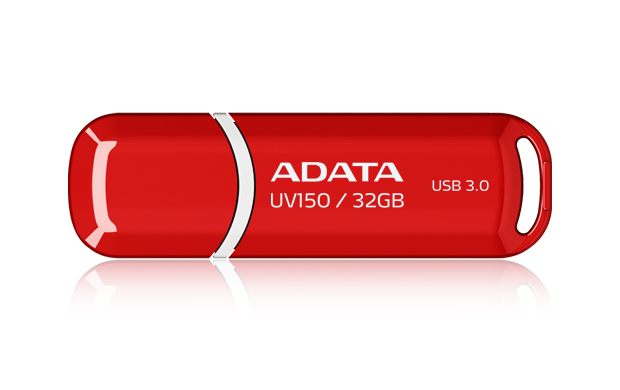 Memoria USB ADATA AUV150-32G-RRD, Rojo, 32 GB, USB 3.2 - ADATA