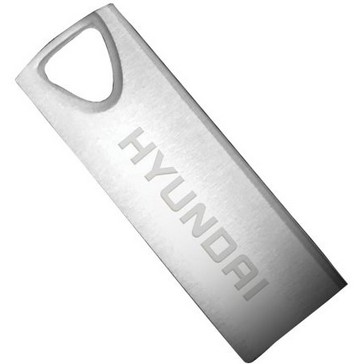 Memoria USB HYUNDAI U2BK/16GAS, Plata, 16 GB, USB 2.0, 10 MB/s, 3 MB/s - HYUNDAI