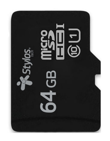 Memoria Micro SD 64GB S/A Stylos. STMSDS4B - Stylos