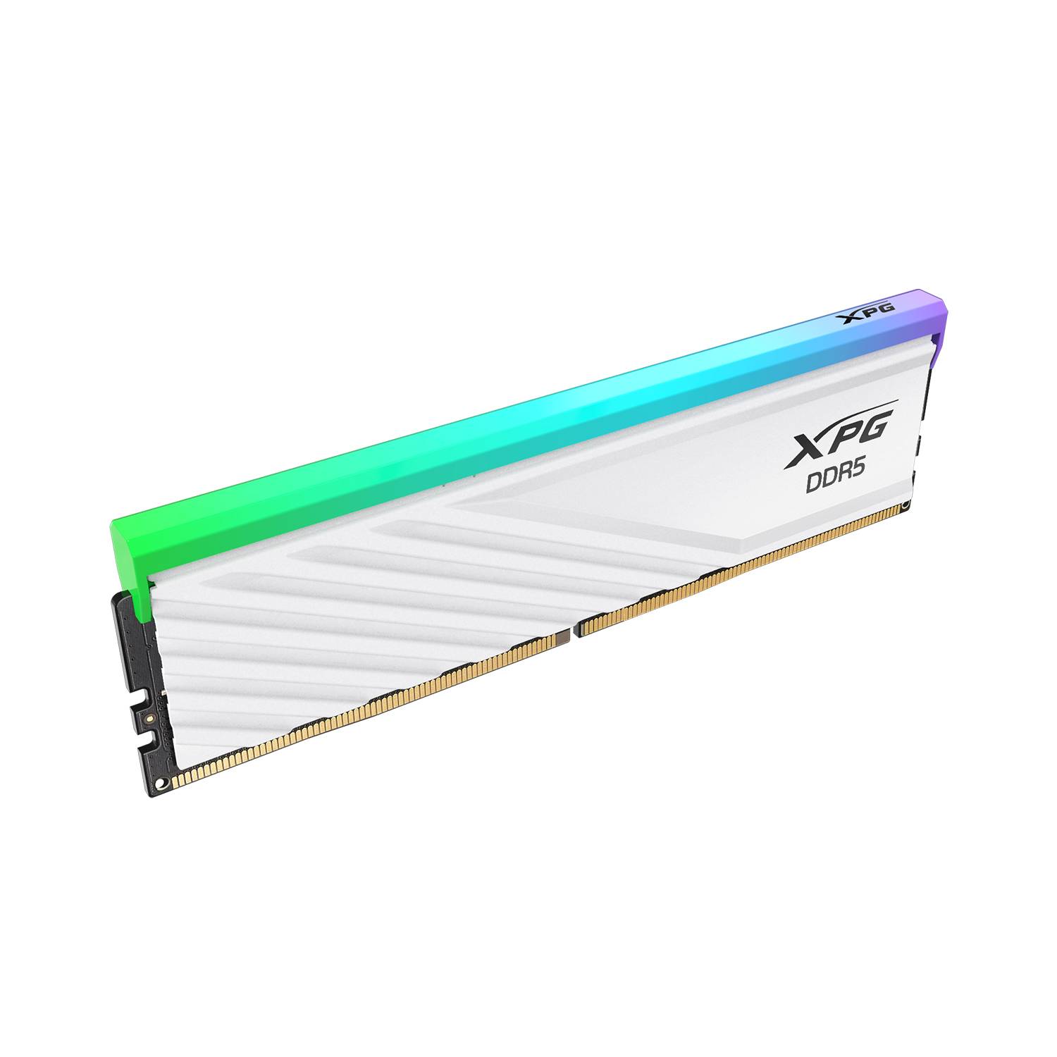 Memoria RAM ADATA XPG LANCER BLADE RGB, DDR5 16GB UDIMM 6000MHz, con Iluminación RGB. Disipador BLANCO. AX5U6000C4816G-SLABRWH - ADATA