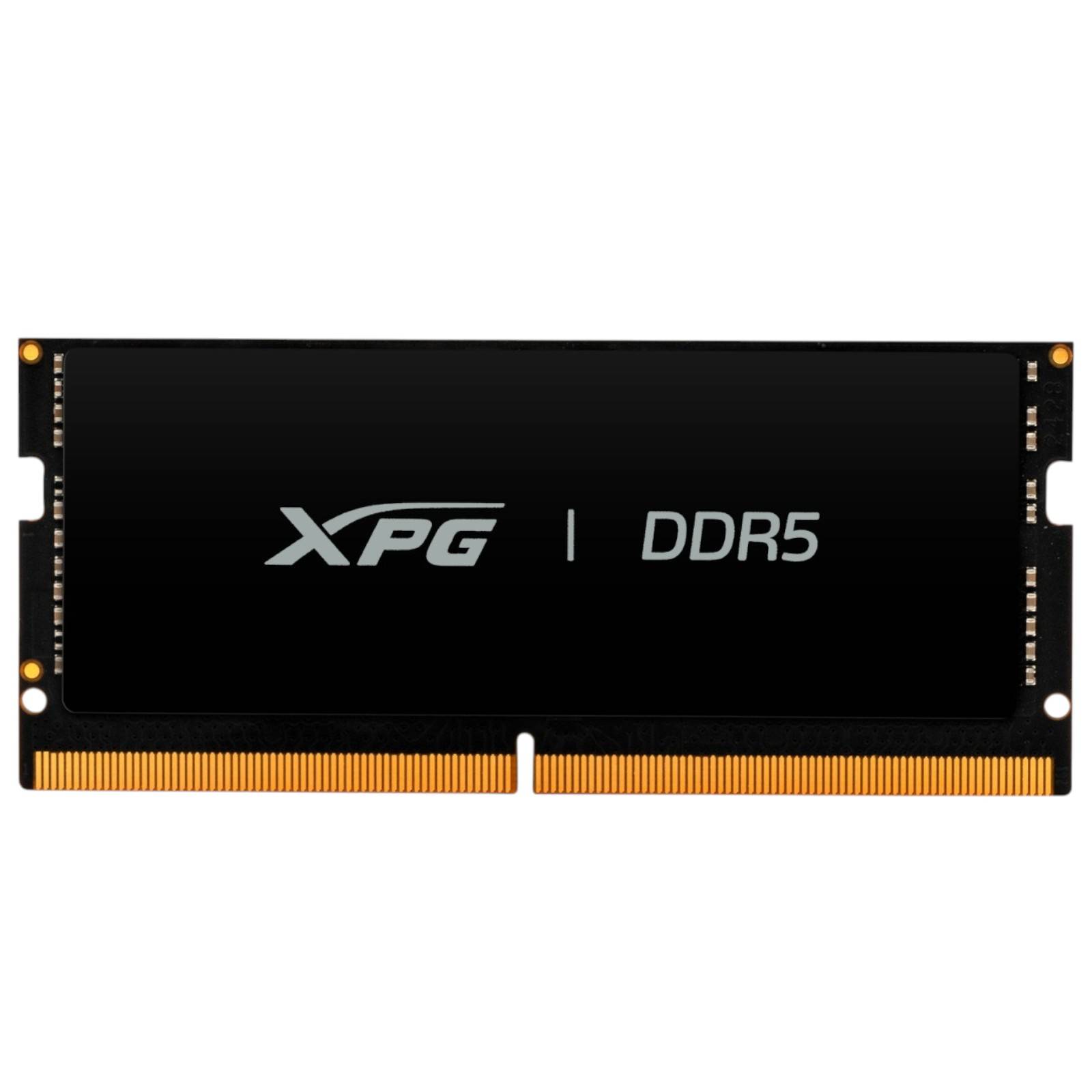 Memoria RAM ADATA XPG HUNTER, DDR5 8GB SODIMM 5600MT/s. Disipador NEGRO. AX5S5600C468G-SBHT - ADATA
