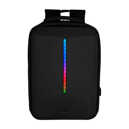 MOCHILA START THE GAME BP-500 LUZ RGB CONFIGURABLE APP 15.6 PULGADAS USB - VORAGO