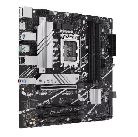 Tarjeta Madre ASUS PRIME B760M-A D4,Matx, Intel, LGA 1700,Intel® de 13a y de 12a ge,PCIe 4.0 M.2, DisplayPort, Dual HDMI®, SATA 6 Gbps, USB 3.2 de 1.ª Gen - ASUS